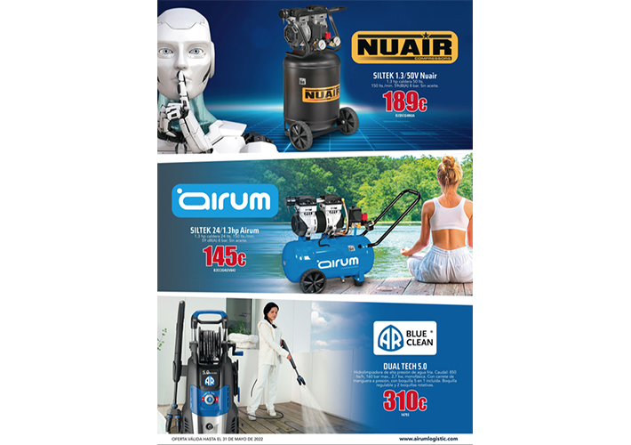foto noticia Nuevo folleto oferta 2022 compresores Nuair.